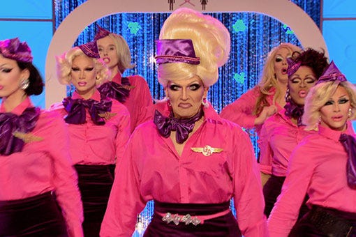 rupauls drag race glamazon airlines act ep 2 2015