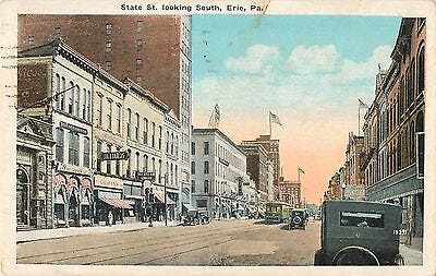 1925 State Street Looking South, Erie, Pennsylvania Postcard | eBay