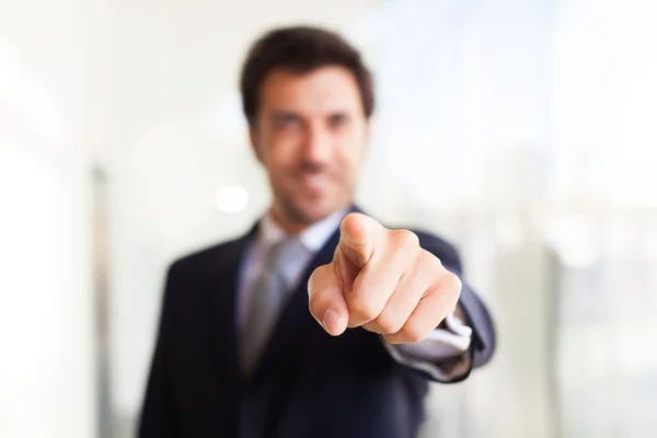 Businessman pointing his finger at you - Stock Image - Everypixel