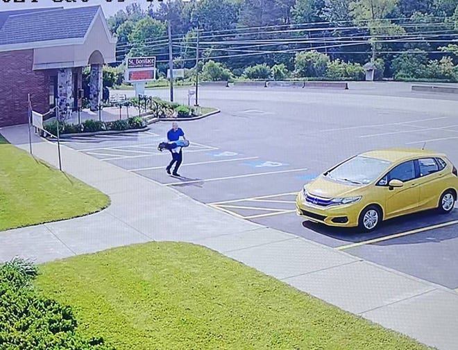 A Mother Mary statue taken from St. Boniface Church in Greene Township on Saturday was returned undamaged on Wednesday afternoon after news of the theft spread.