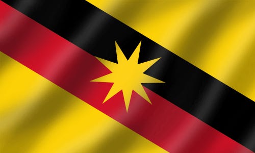 Download Sarawak Flag (PDF, PNG, JPG, GIF, WebP)