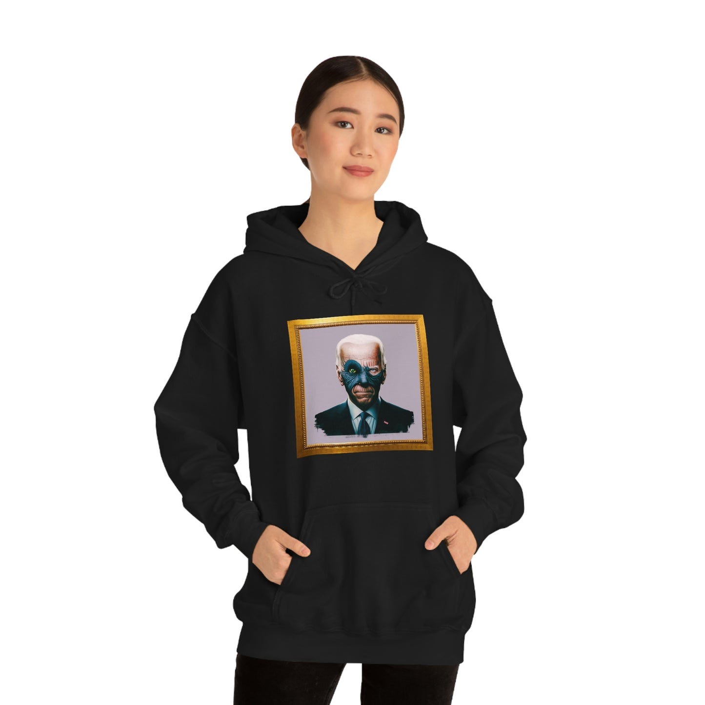 Joe Biden's Presidential Portrait Unisex Heavy Blend™ Hooded Sweatshirt