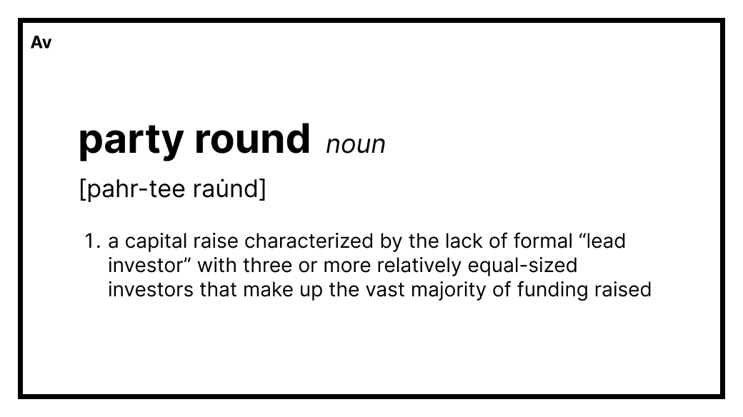 Time to Party (Round) – the what, why, & how of party rounds