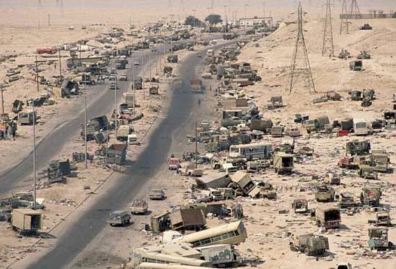 The Highway of Death – Iconic Photos