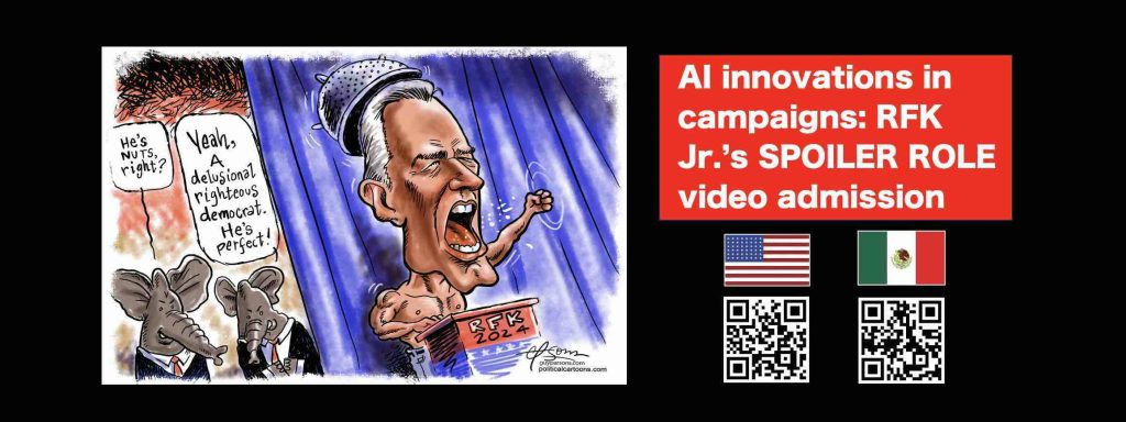 AI innovations in campaigns: RFK Jr.'s Spoiler Role video admission