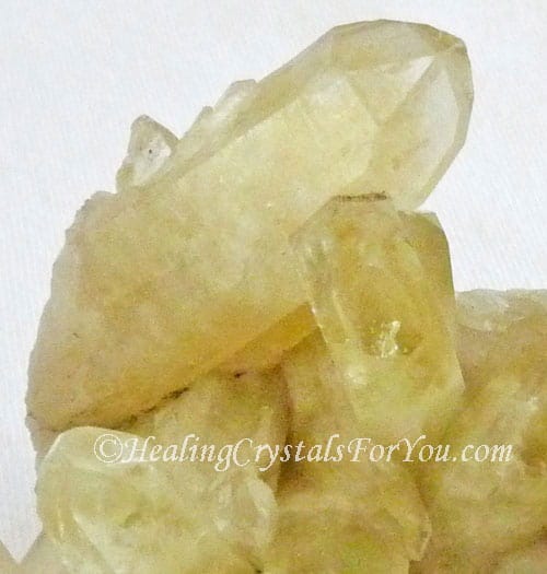 Natural Burmese Citrine Quartz Cluster