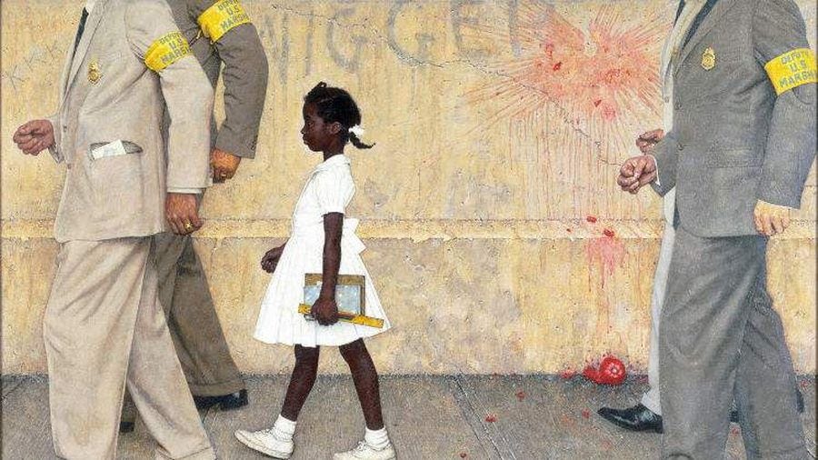 Civil rights icon Ruby Bridges Hall discusses Norman Rockwell's famous  painting