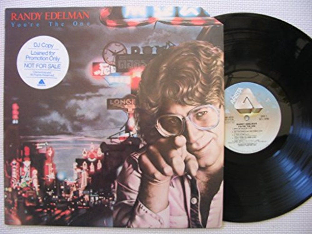 Randy Edelman / You're the One vinyl LP Record Album - Etsy