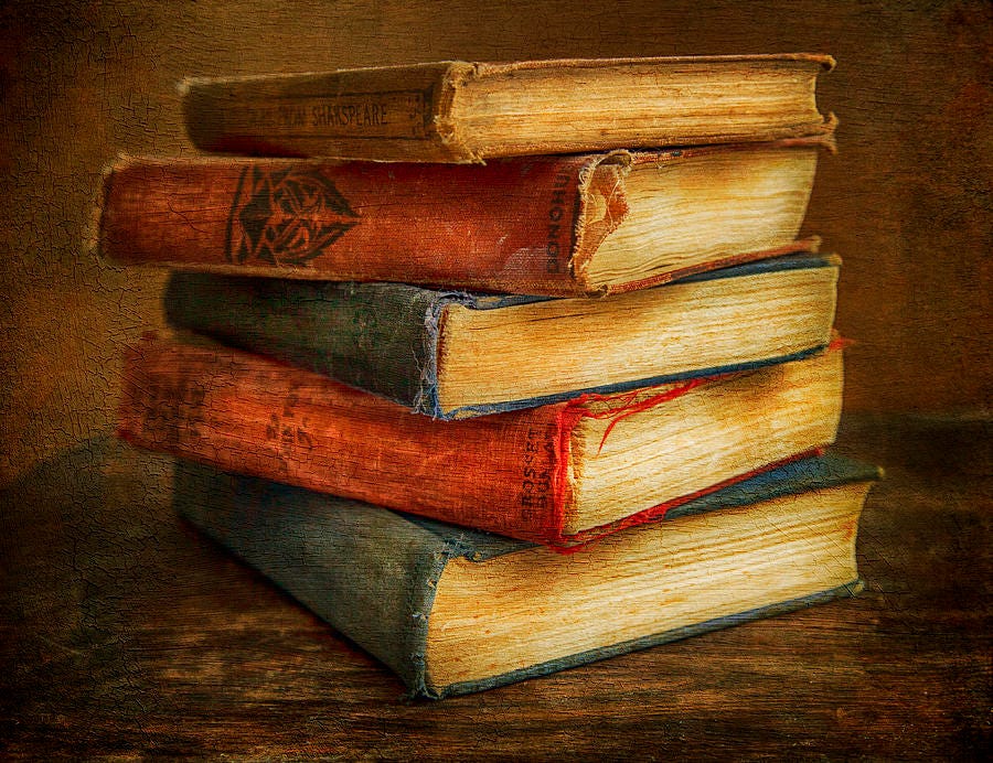 Old Books Photograph by Theresa Tahara - Fine Art America