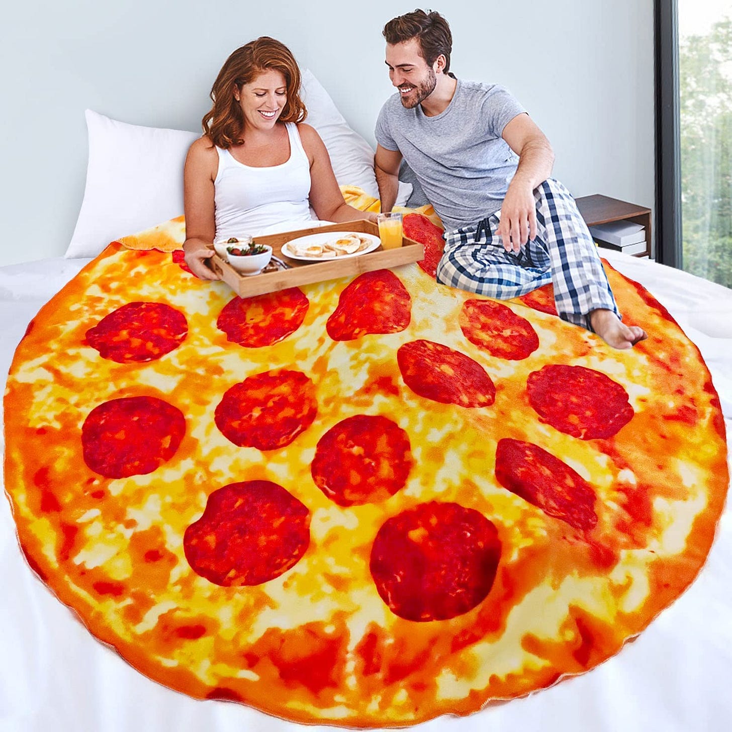 pizza shaped blanket