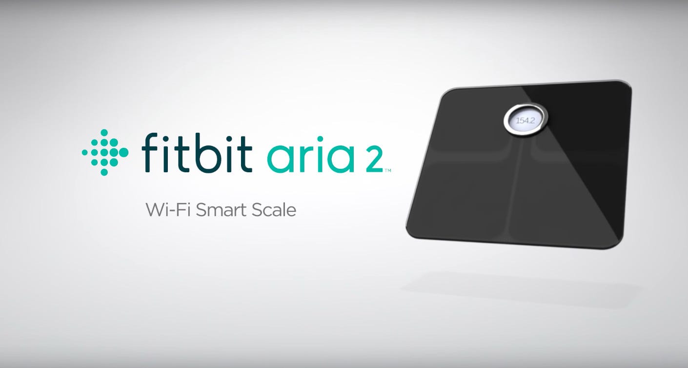 Aria 2 Scale by Fitbit smart scale 2019 hottest fitness products