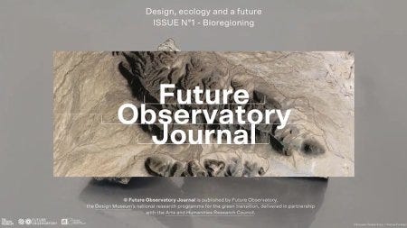 Page d'accueil du Future Observatory Journal