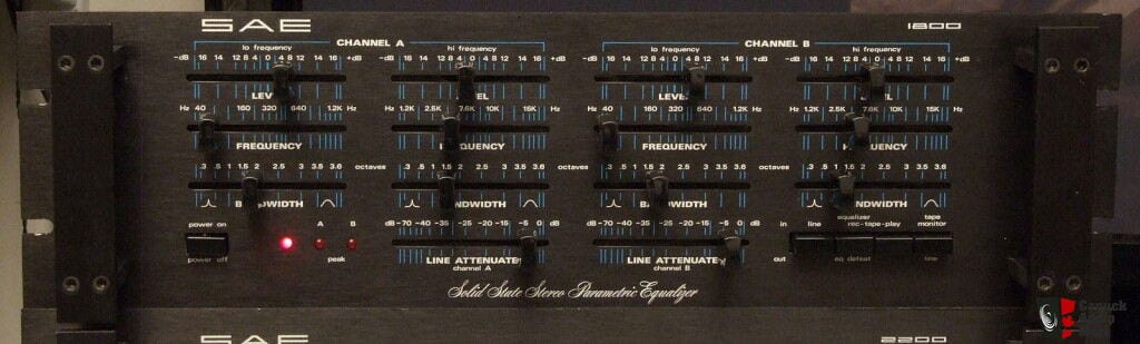 SAE Model 1800 Parametric EQ - nice For Sale - Canuck Audio Mart