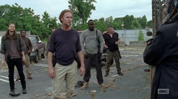 the walking dead 702 well negans gang