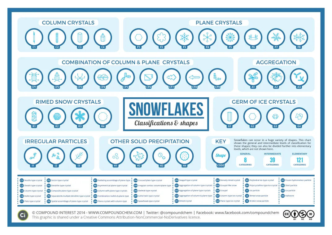 Diagram of snowflake classification