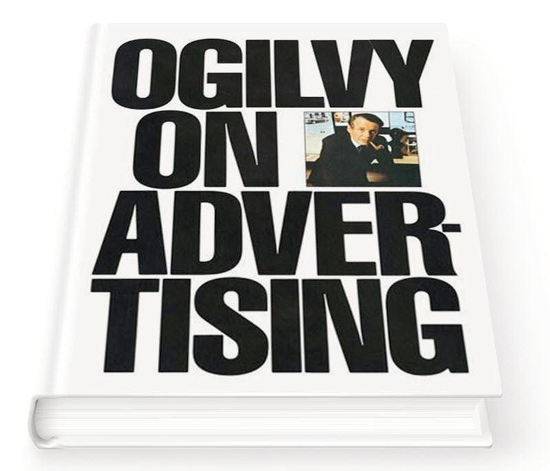 May be a graphic of 1 person and text that says "OGILVY ON 2 ADVER TISING"