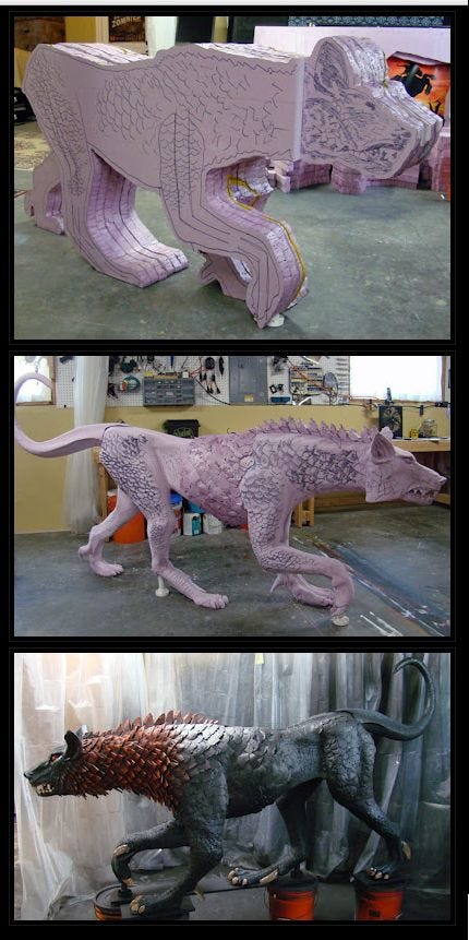 Oh the things you can make out of pink foam | Halloween ...