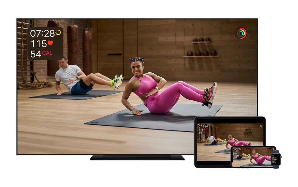 Imagen de Fitness+, el sistema de entrenamiento de Apple