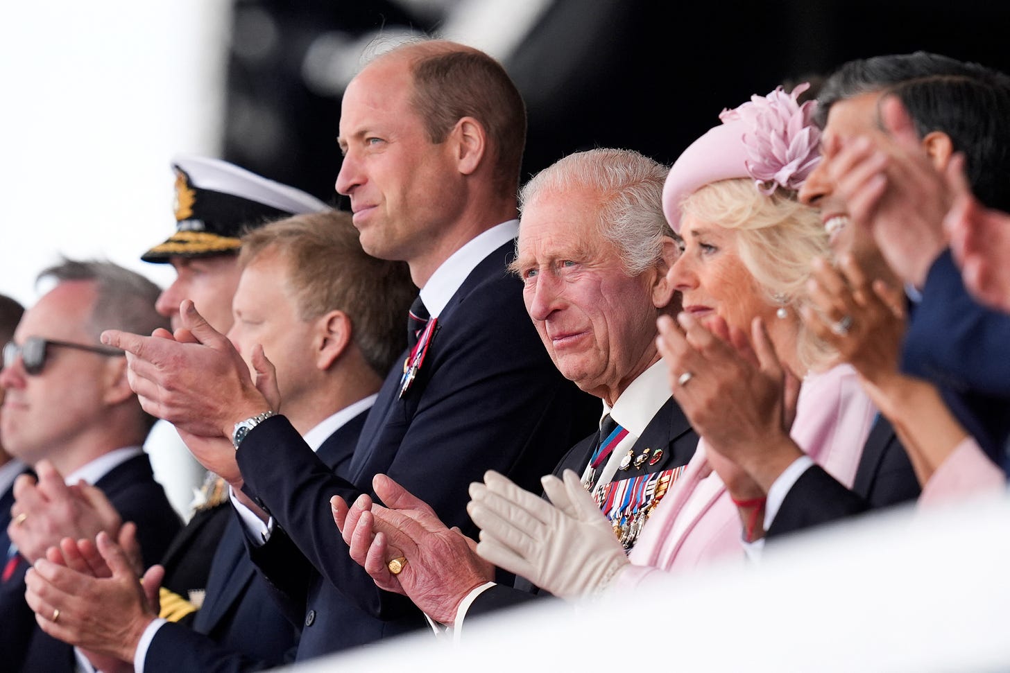prince william joins king charles and queen camilla at d day landings anniversary