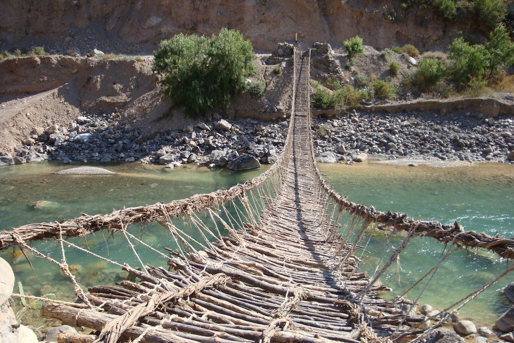 Peru's Incan Rope Bridges Are Hanging by a Thread – SAPIENS