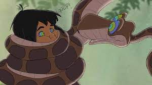 Kaa and Mowgli hypnosis Wallpaper by thiswaslost on DeviantArt