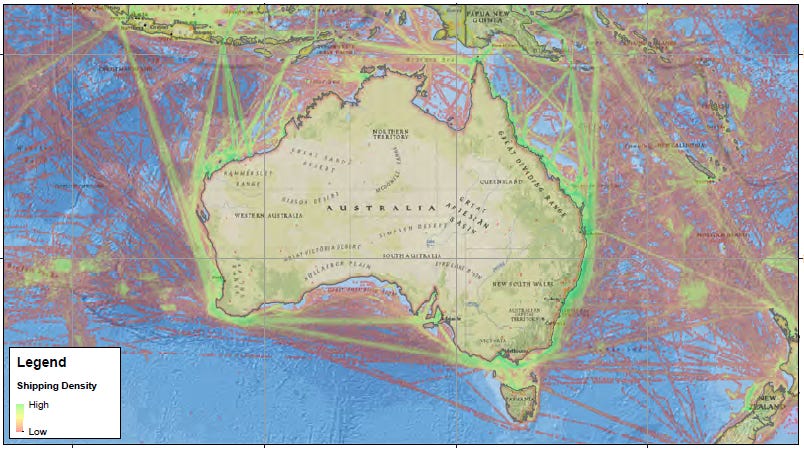 A map of australia with lines of lines

Description automatically generated