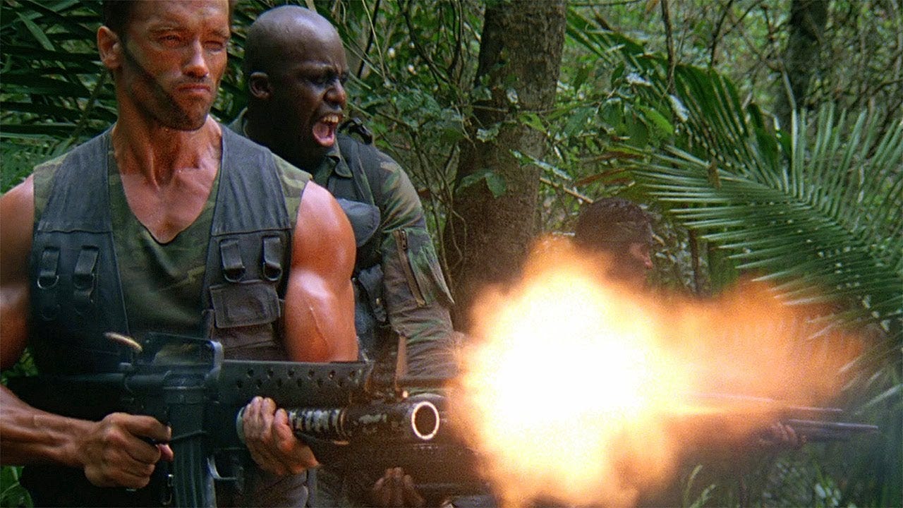 Predator Contact Scene - Shooting Jungle - Predator (1987) Movie Clip HD -  YouTube