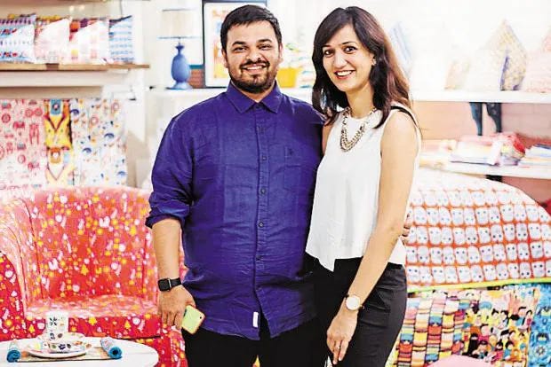 Vivek Prabhakar and Shubhra Chadda on Founders Couple