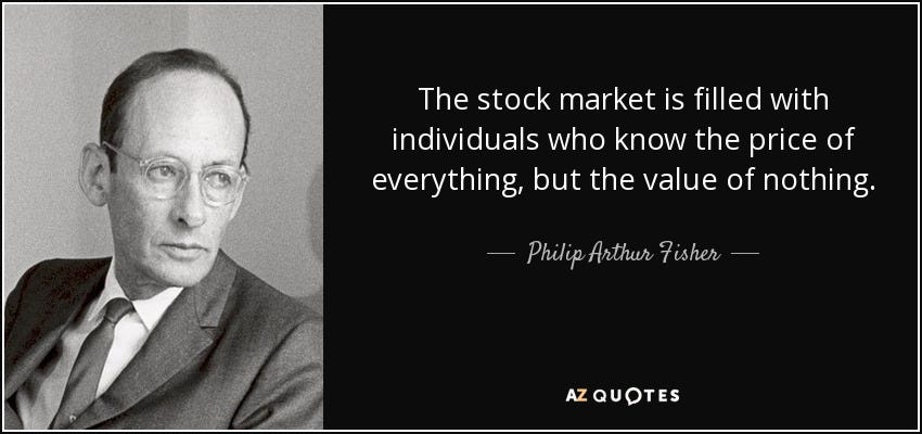 Philip Arthur Fisher quote: The stock market is filled with individuals who  know the...