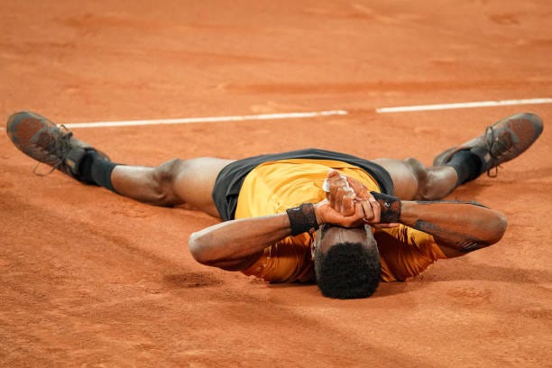 Gael Monfils of France during the Day 3 of Roland Garros at Roland Garros on May 30, 2023 in Paris, France.