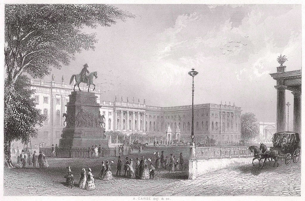 L'université Humboldt de Berlin en 1850
