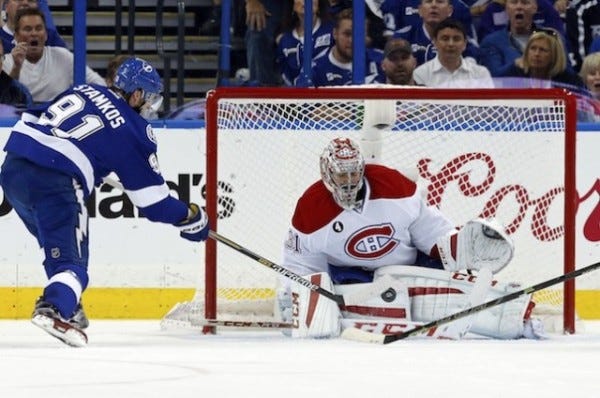 steven stamkos crucial goal for lightning vs canadiens stanley cup 2015