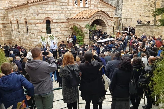 Ἱερά Μονή Ἁγίου Θεοδοσίου Κοινοβιάρχου Ἁγίου Στεφάνου Ἀττικῆς, 5 Ἀπριλίου 2021