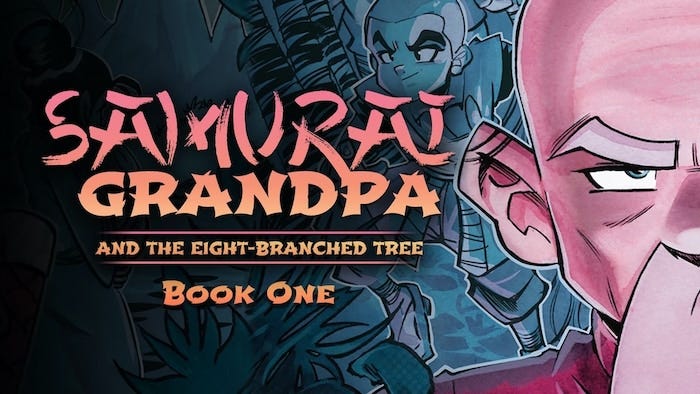 Samurai Grandpa and the Eight-Branched Tree banner