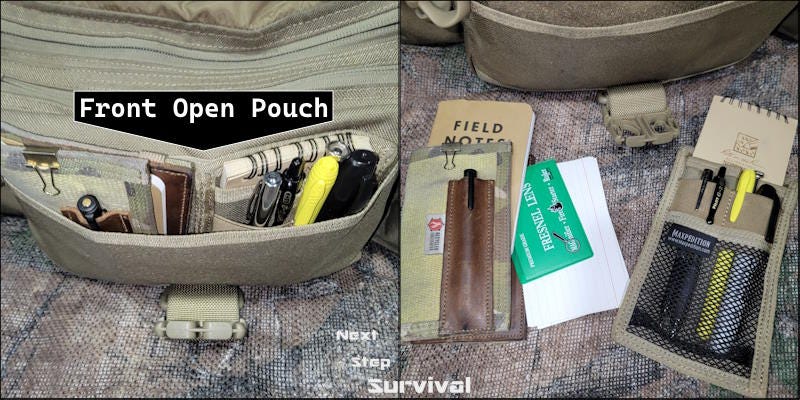 Front Open Pouch