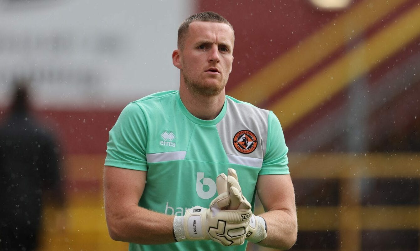 Dundee United: How Jack Walton's dad is going the extra mile