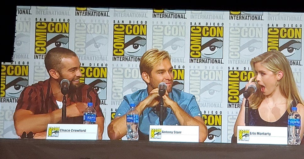 chace crawford antony starr erin moriarty boys comic con panel 2019