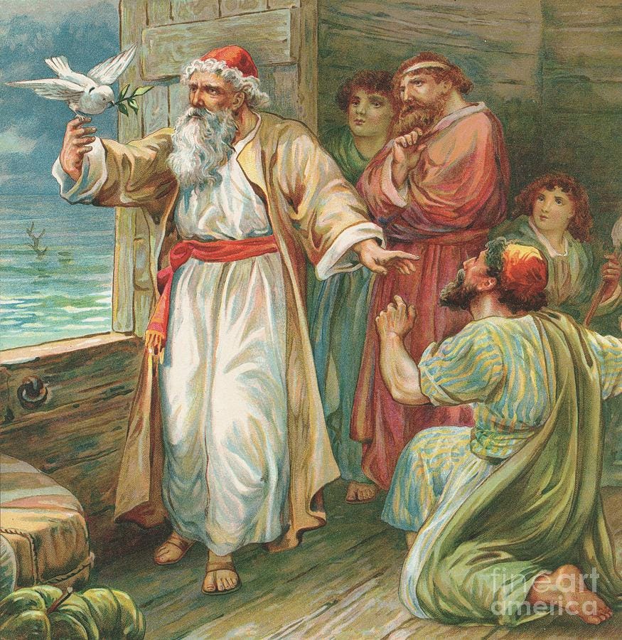 Noah and the dove by Robert Ambrose Dudley