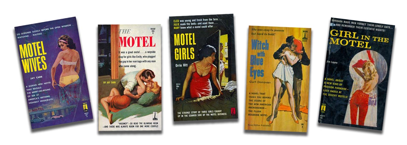 Pulp fiction motel novels