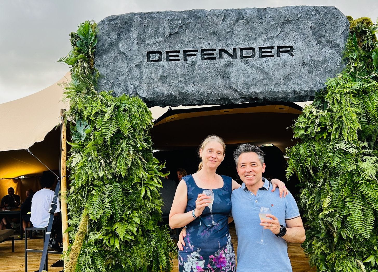 Defender X camp at Lost Village