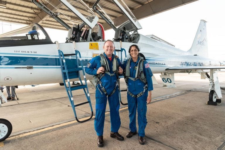 Boeing Commercial Crew Astronauts Butch Wilmore and Suni Williams