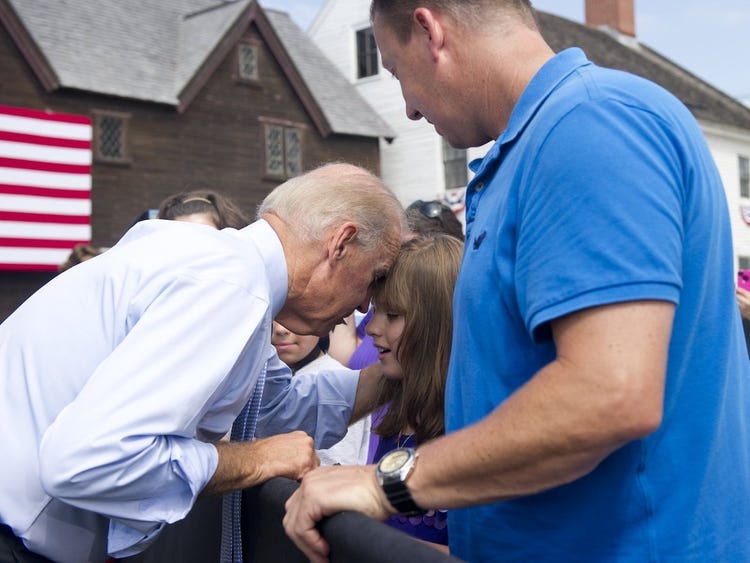 All the Times Biden Was Accused of Behaving Inappropriately With Women