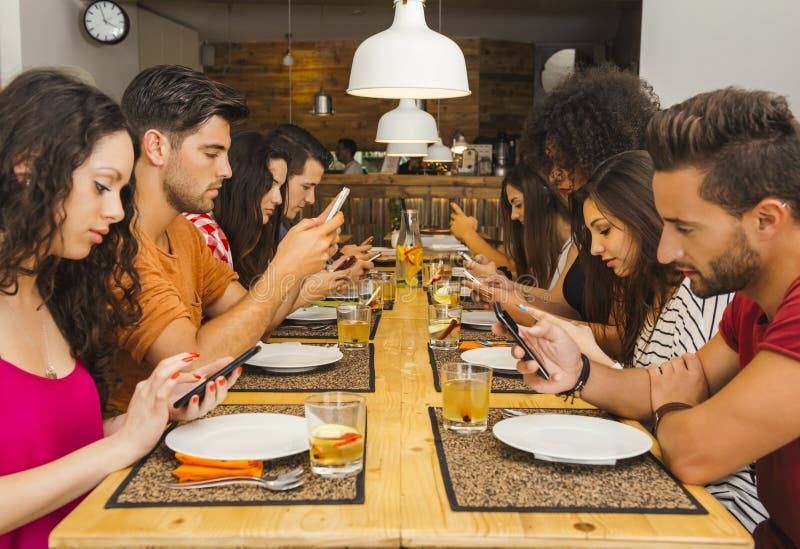 Family Phones Dinner Stock Photos - Free & Royalty-Free Stock Photos from  Dreamstime