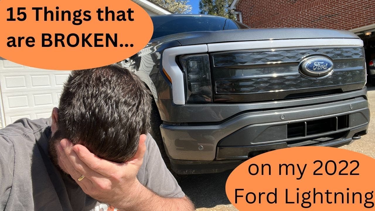 15 Things that are BROKEN on my 2022 Ford F-150 Lightning