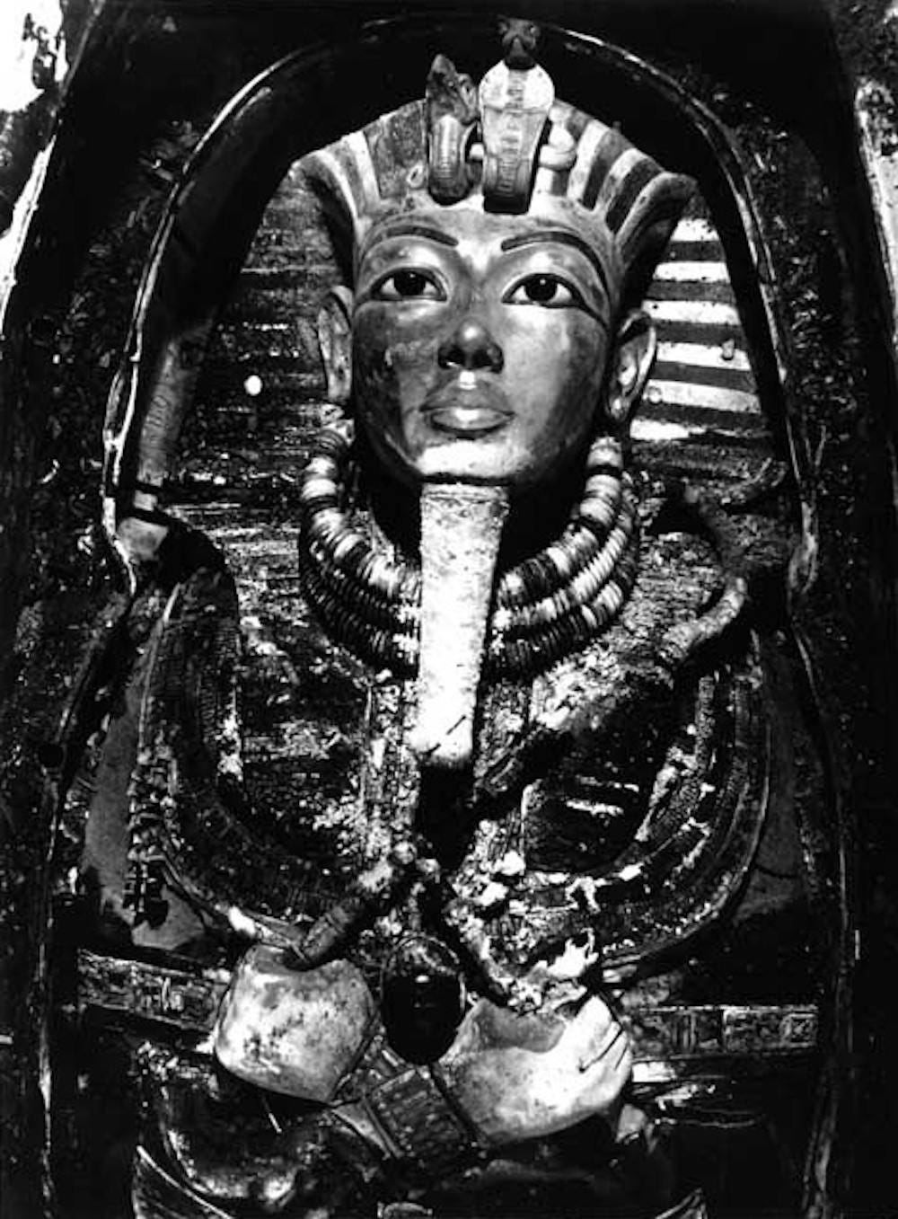 Researchers claim Tutankhamun's burial mask may have originally been made  for a woman – but there is reason to doubt