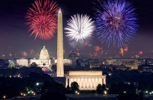 Independence Day Fireworks Washington D.C.