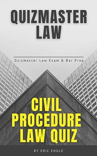 Civil Procedure Law Flashcards Quiz Questions (Quizmaster Law Flash Cards) by [Eric Engle]