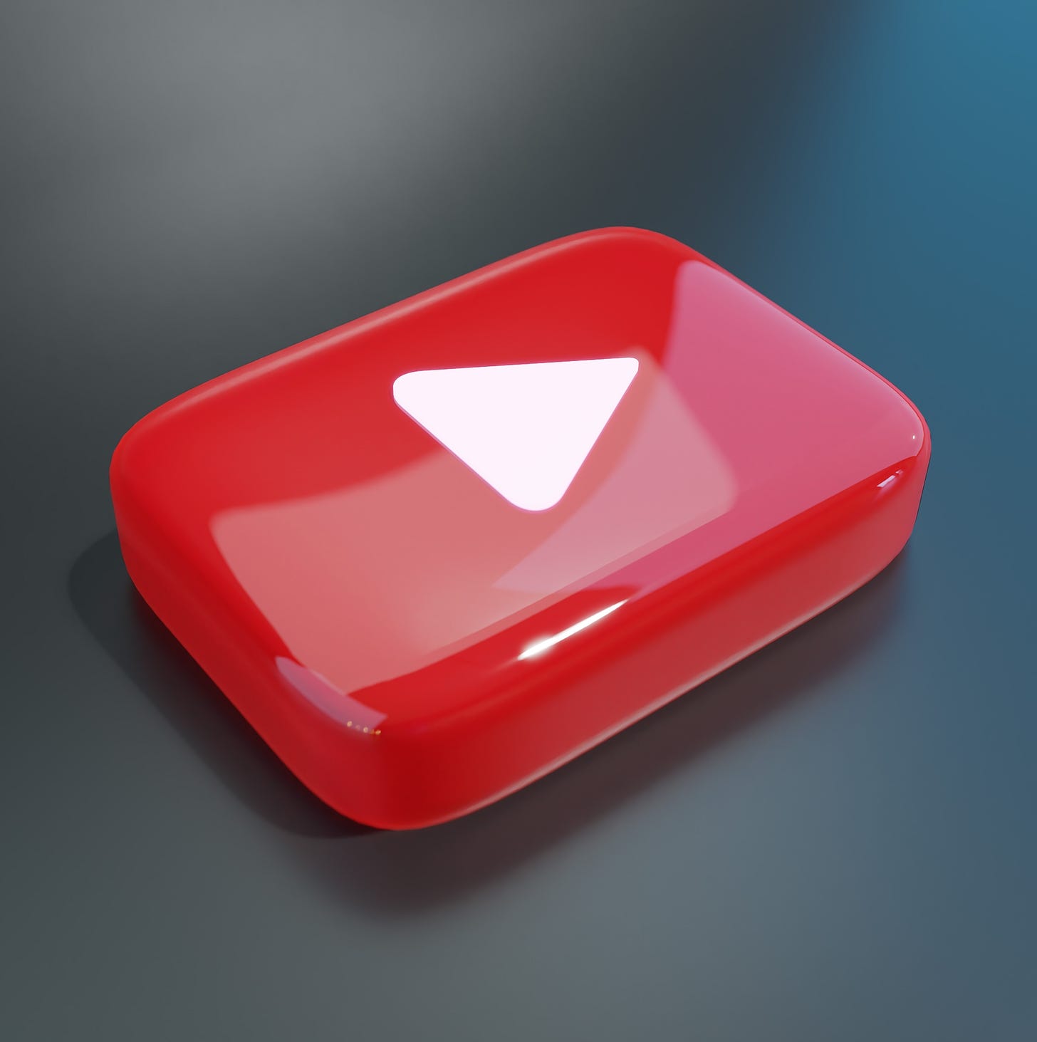Creative interpretation of a YouTube play button by Eyestetix Studio on Unsplash