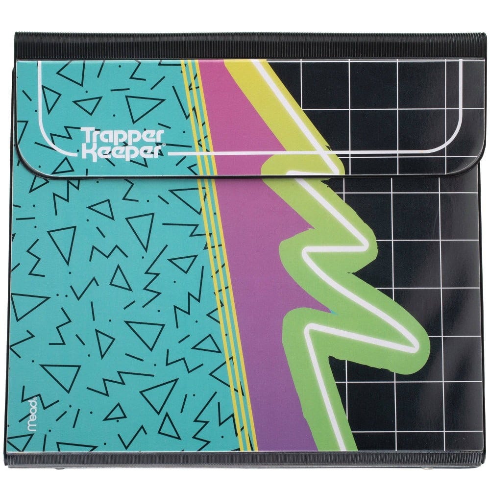 Funky Retro 1 Round Ring Trapper Keeper Binder by Mead