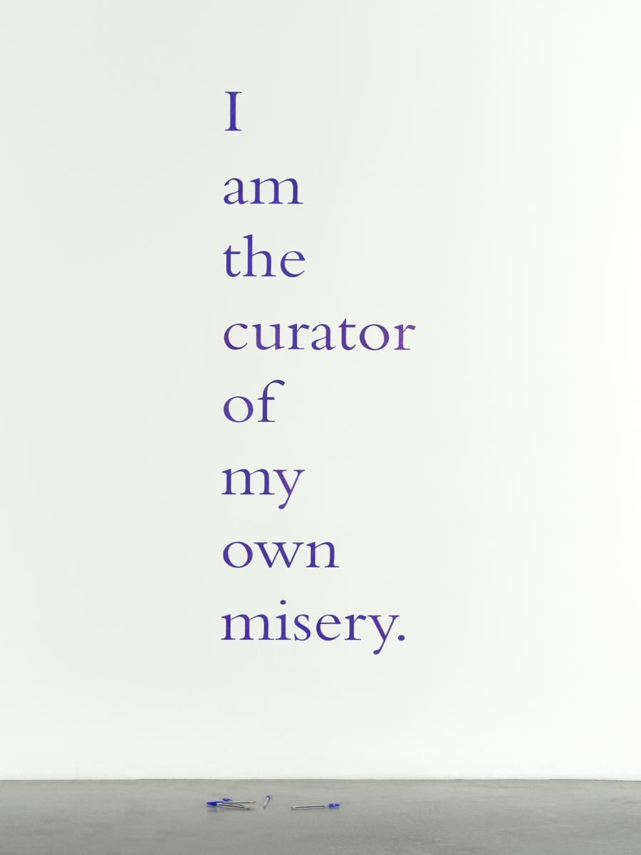 I am the curator of my own misery.', Douglas Gordon, 2010 | Tate